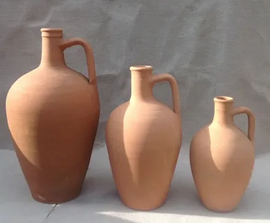 تصویر 2 از کوزه سفالی با طراحی سنتی و زیبا